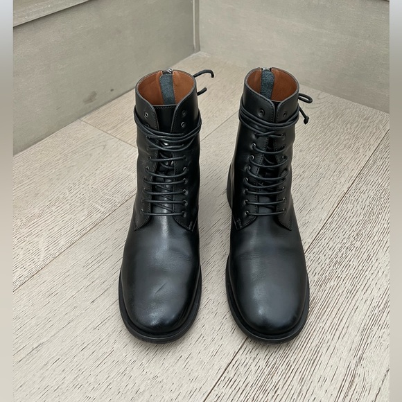 Marsell Black Lace-Up Boots 7.5 - Picture 4 of 15